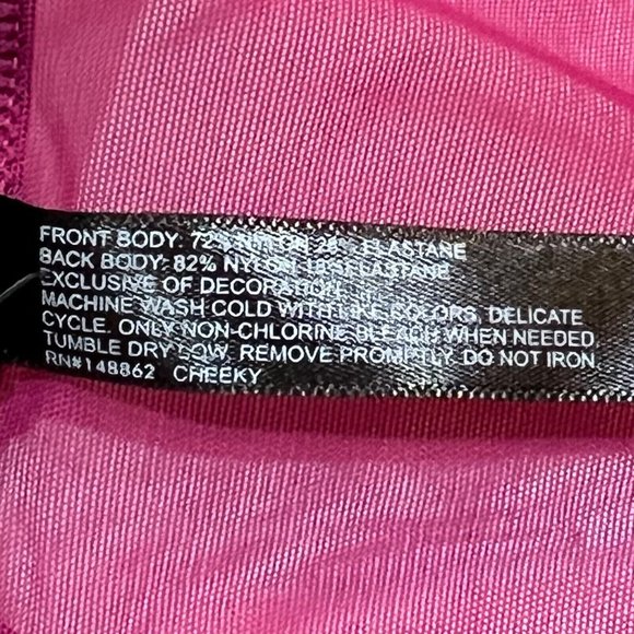 NWT TORRID Cheeky Pantie Underwear Sz 1X Pink Mesh - Picture 3 of 4